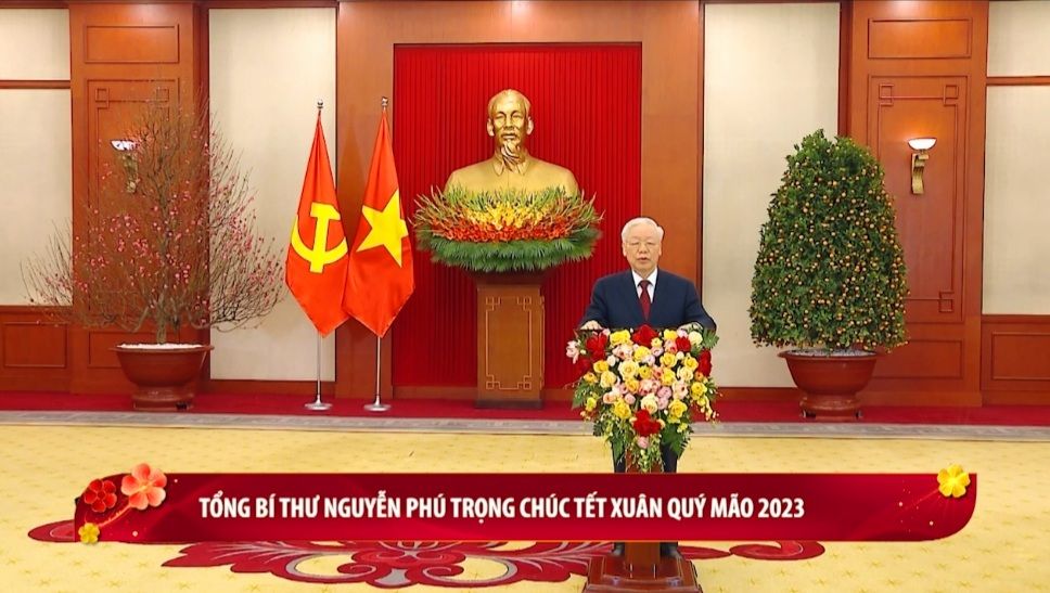 Tổng Bí thư Nguyễn Phú Trọng chúc Tết Quý Mão 2023