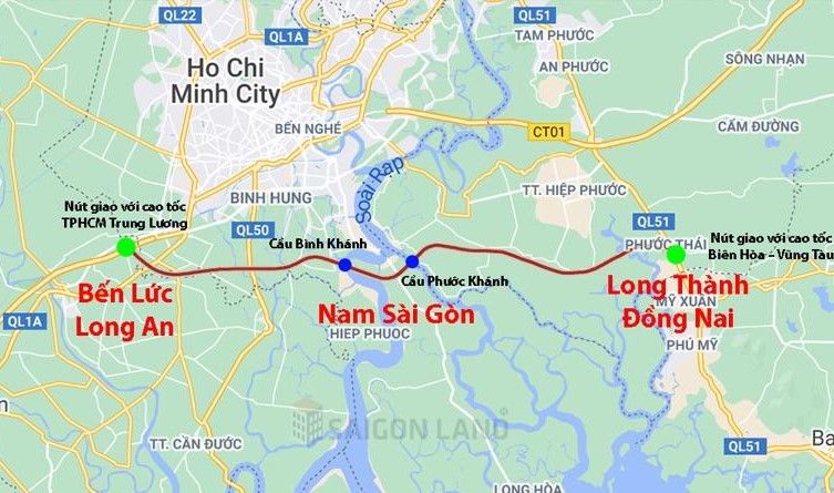 Bố trí vốn đối ứng Dự án cao tốc Bến Lức - Long Thành