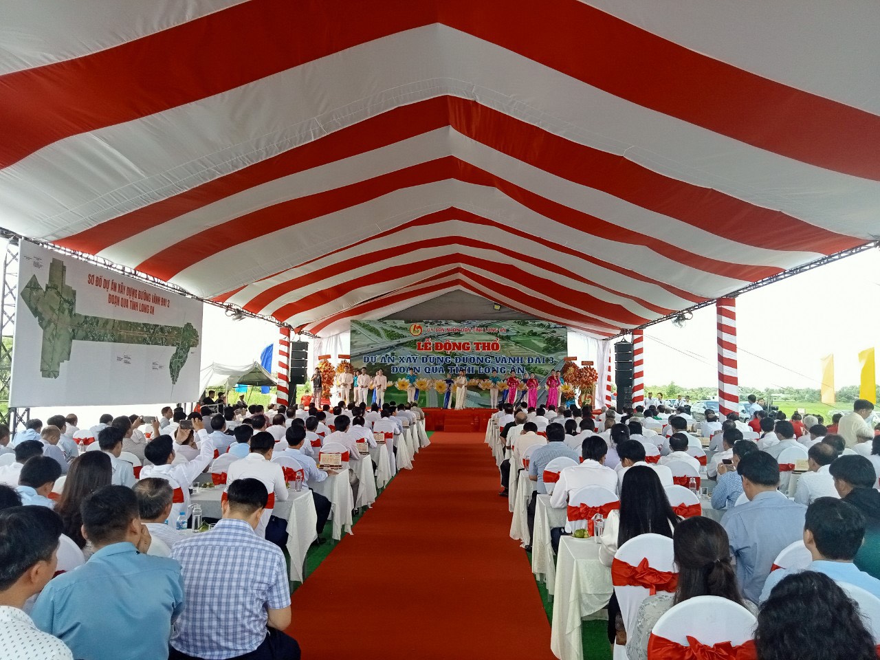 Quang cảnh buổi lễ động thổ