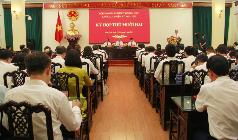 Nam Định: 23 nghị quyết được thông qua tại kỳ họp thứ 12 HĐND tỉnh khóa XIX
