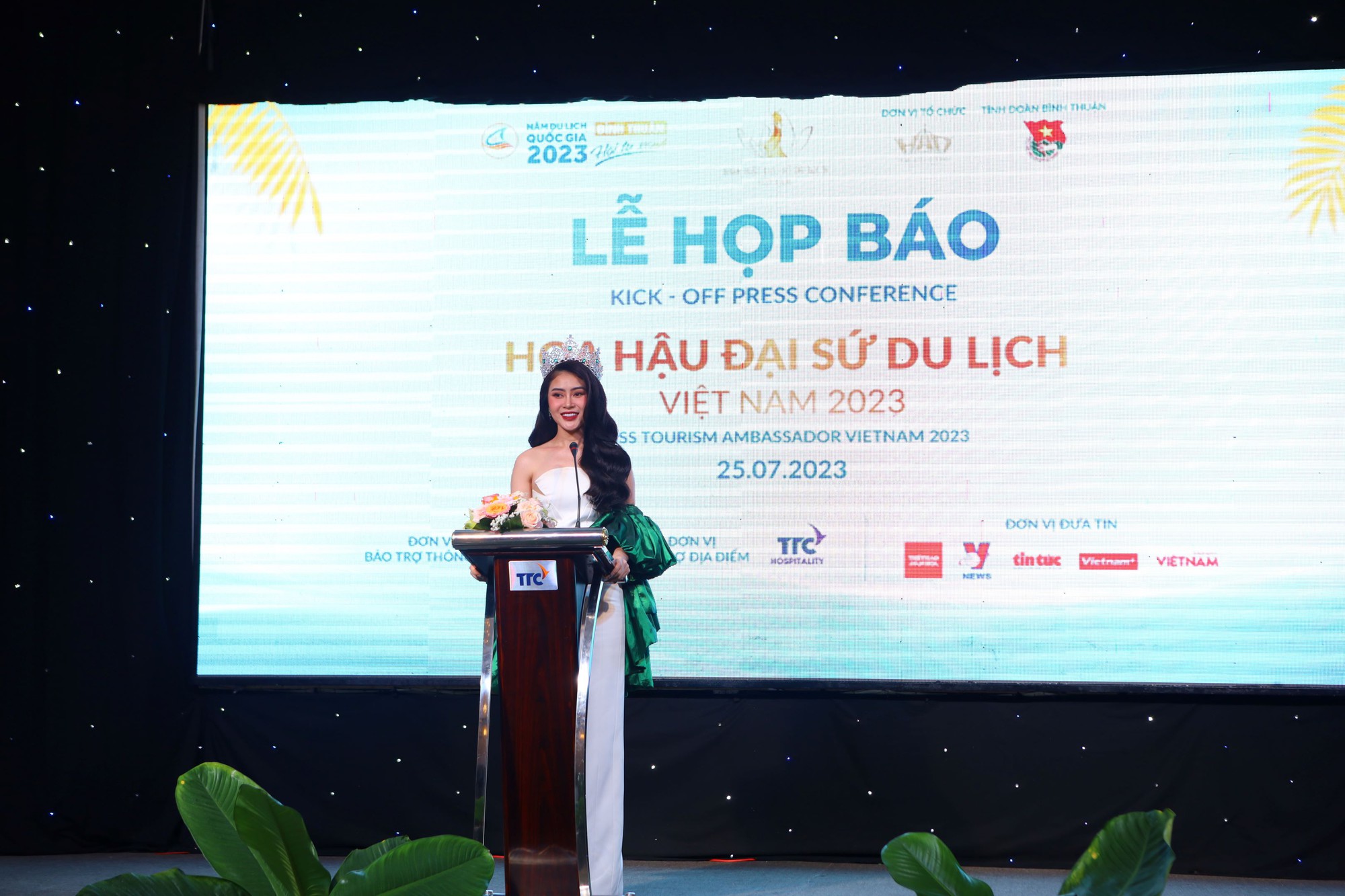 Hoa hậu Lý Kim Thảo, Hoa hậu Du lịch Việt Nam Toàn cầu 2021 là gương mặt đại sứ quảng bá cho cuộc thi (Nguồn: Ban tổ chức)