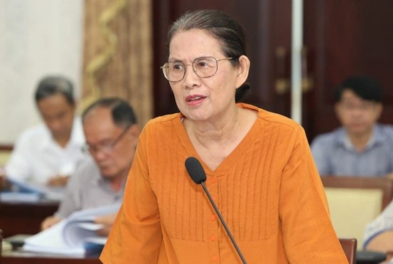 TS Quách Thu Nguyệt - Nguyên TBT Nhà xuất bản Trẻ phát biểu