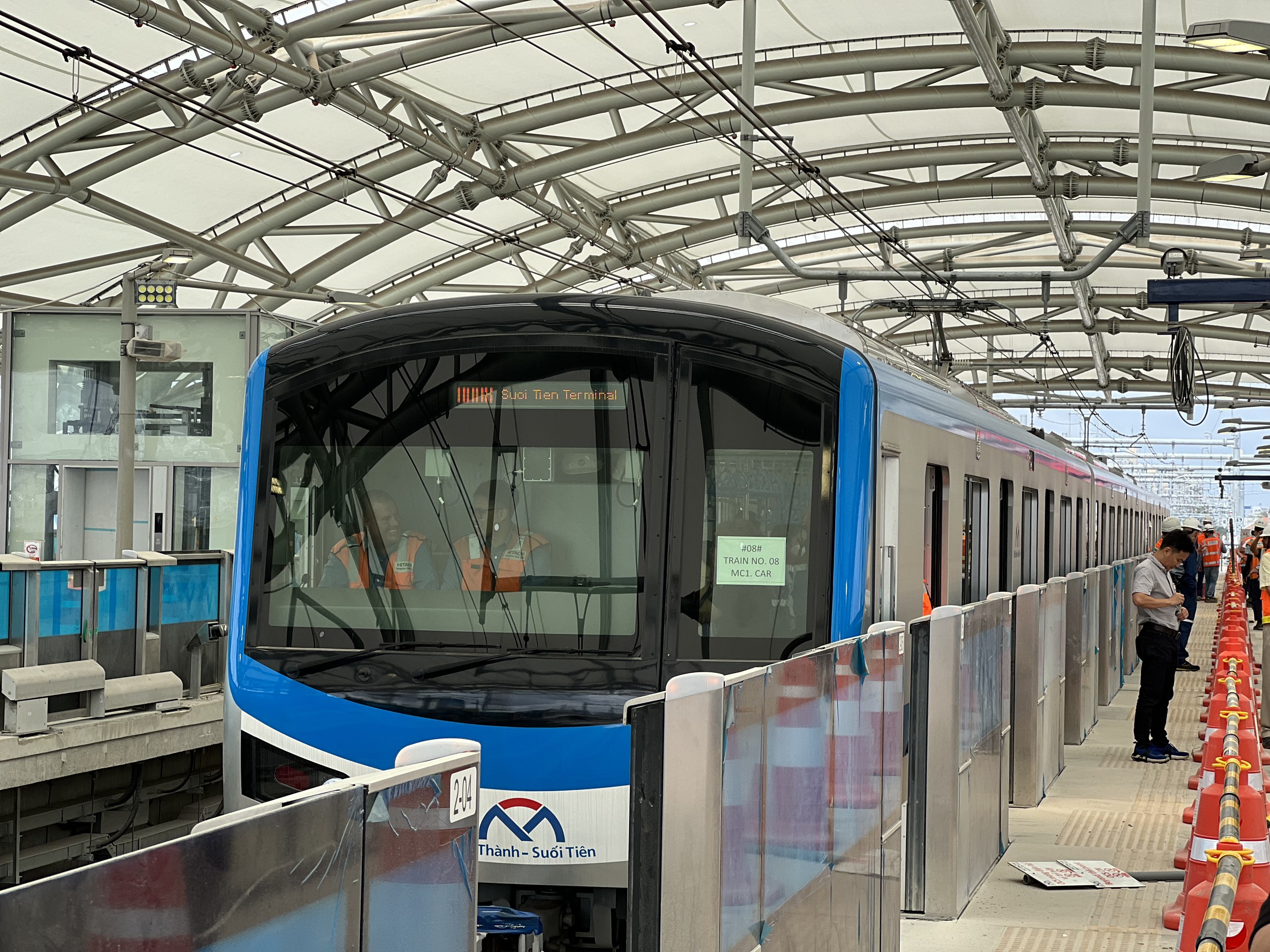 Đoàn tàu Metro trên tuyến Metro số 1