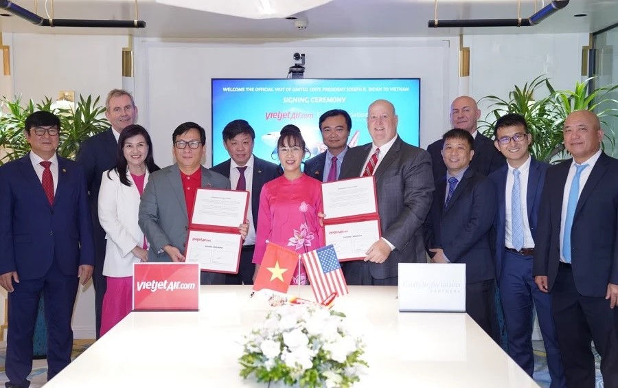 Vietjet và Tập đoàn Carlyle ký kết tài trợ tàu bay trị giá 550 triệu USD
