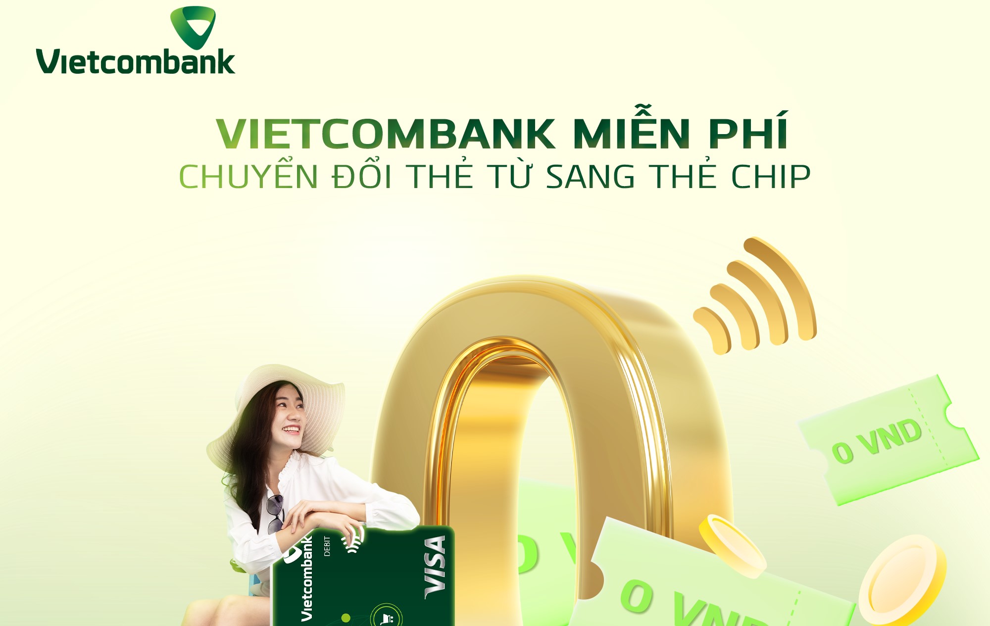Lợi ích của thẻ Vietcombank công nghệ chip Contactless