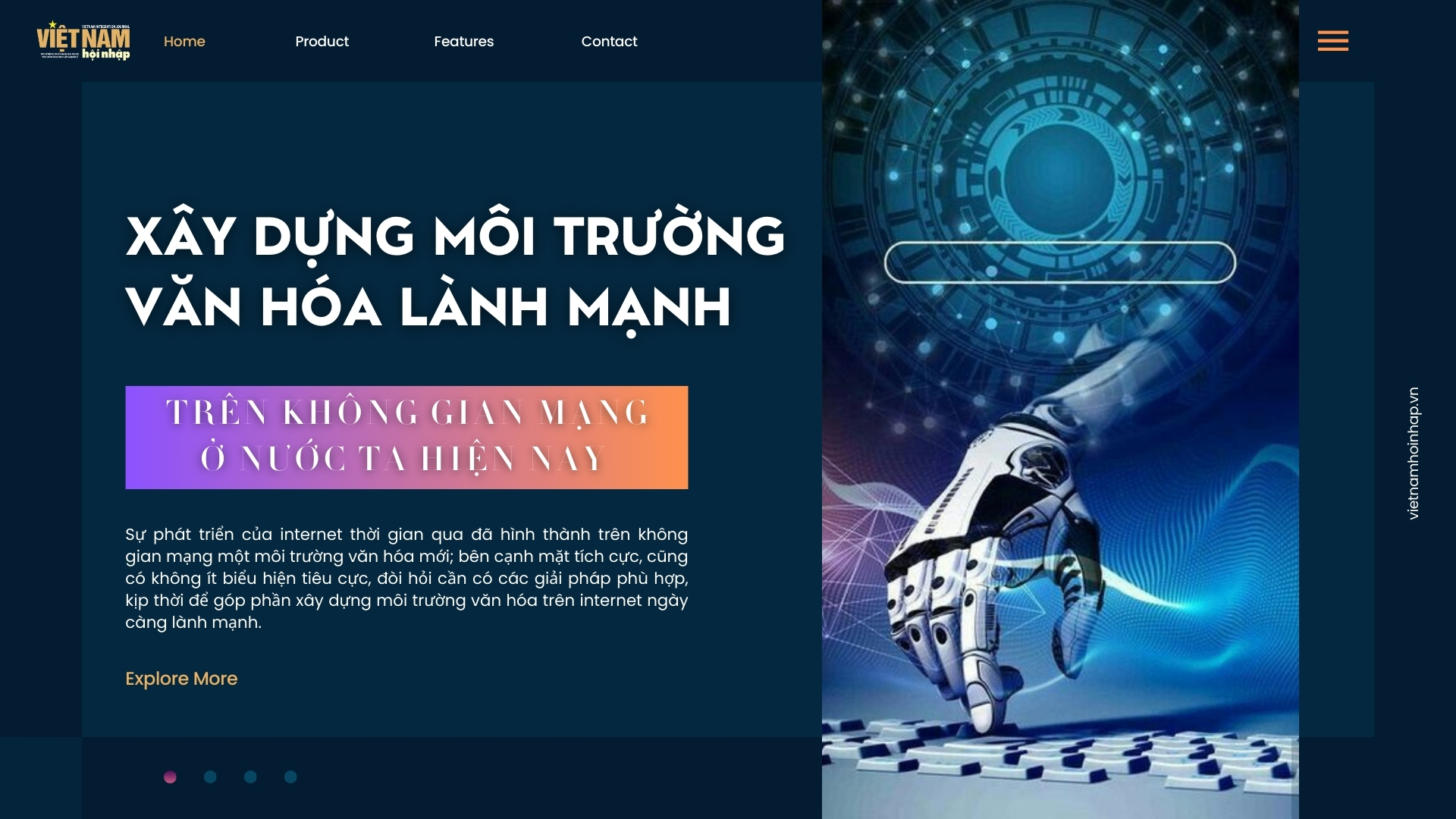 Xây dựng môi trường văn hóa lành mạnh trên không gian mạng xã hội
