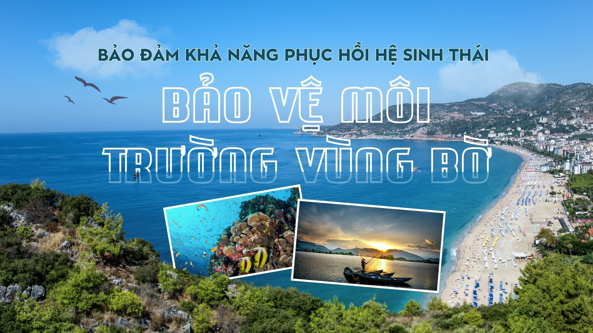 Bảo đảm khả năng phục hồi của hệ sinh thái, bảo vệ môi trường vùng bờ