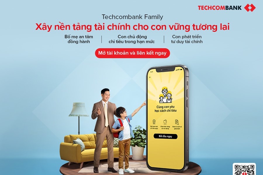 Techcombank Family - Giúp cha mẹ đồng hành tài chính cùng con