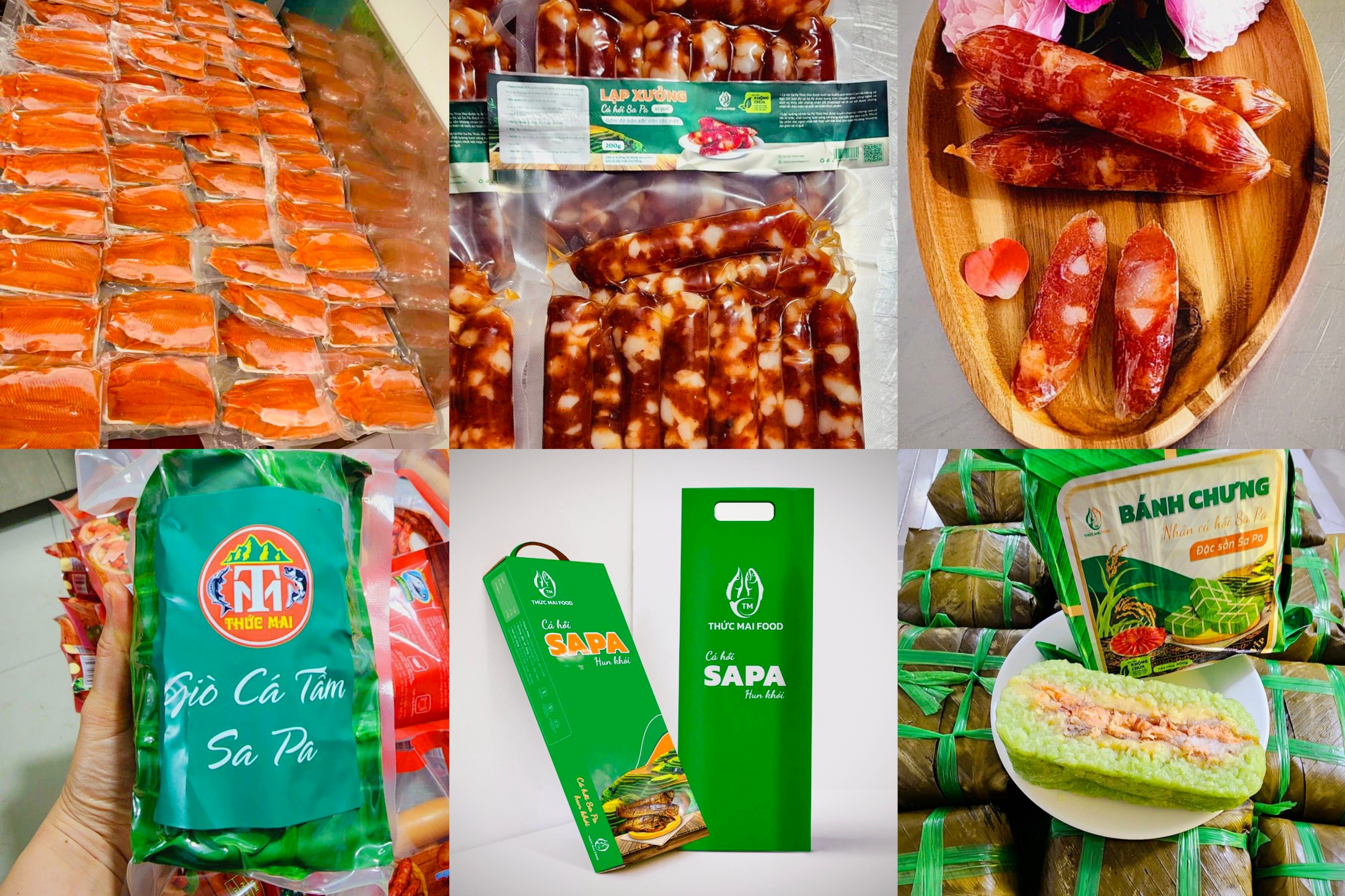 cá hồi, cá tầm Sa Pa của Hợp tác xã Thức Mai