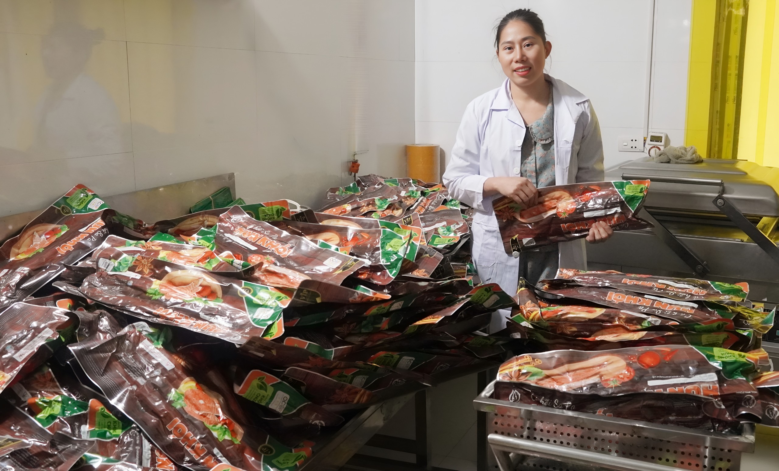 chị Phạm Thị Mai - Giám đốc HTX Thức Mai