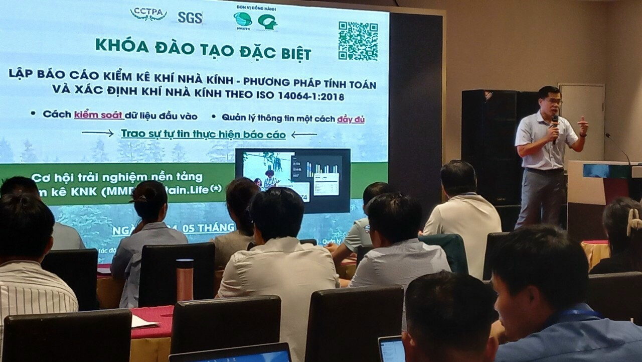 Khai mạc khoá học lập báo cáo kiểm kê khí nhà kính