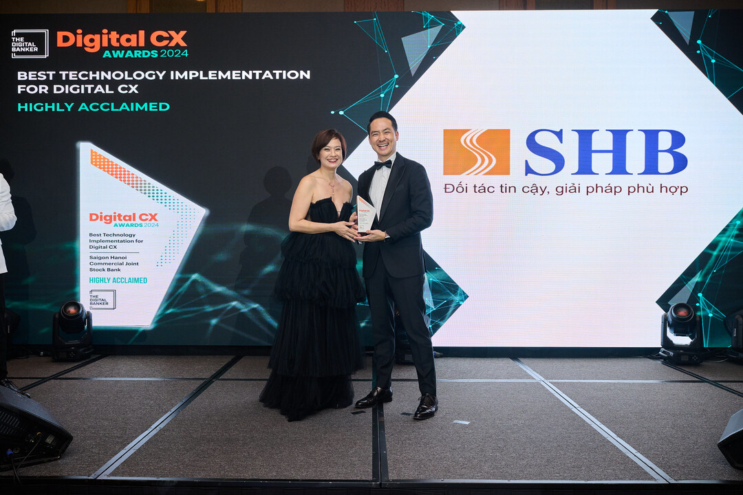 SHB Digital Banking, received the Outstanding Digital CX - Cash Management Platform award