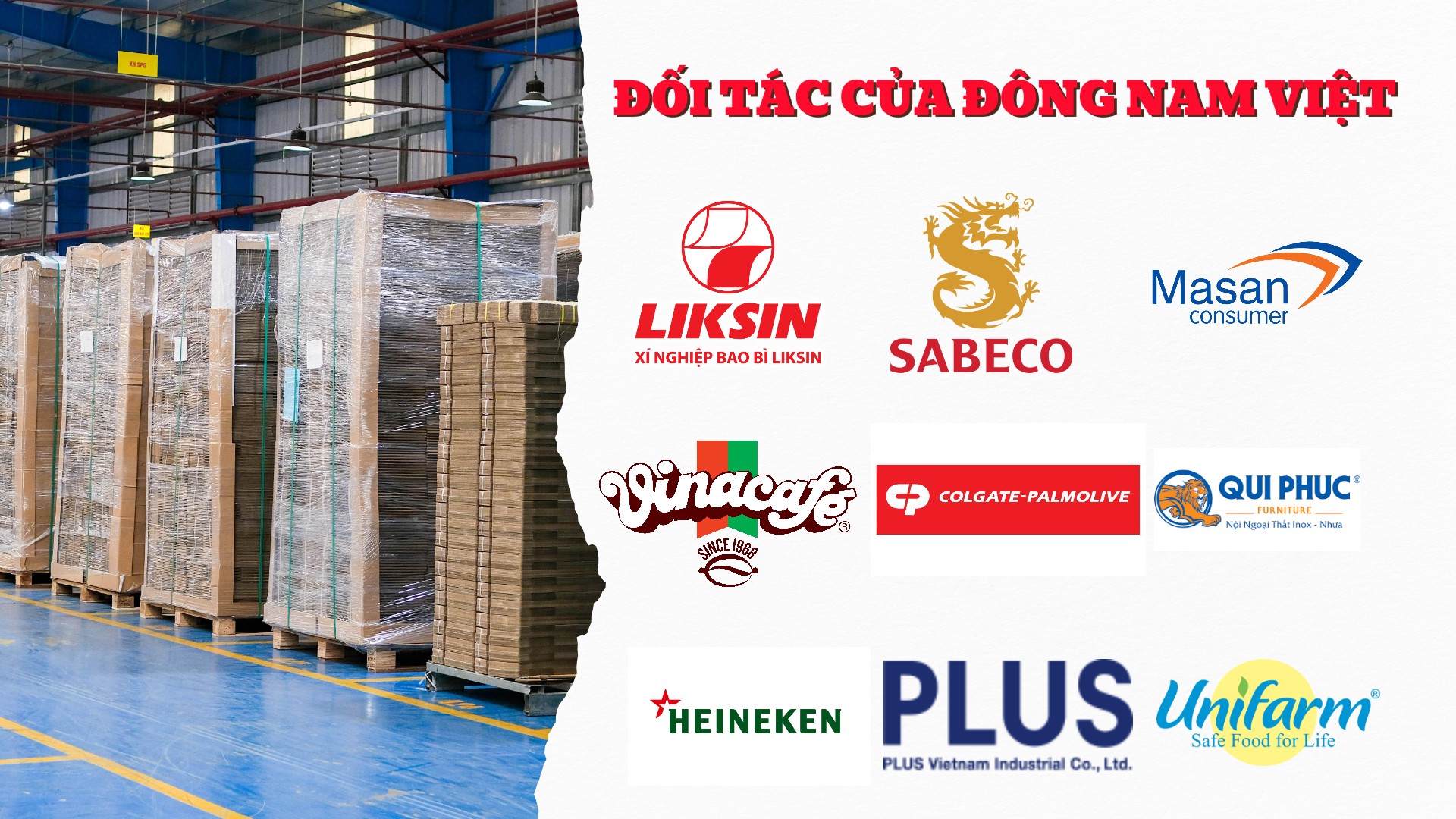 Bao Bì Đông Nam Việt tự hào khi được hợp tác với các doanh nghiệp lớn