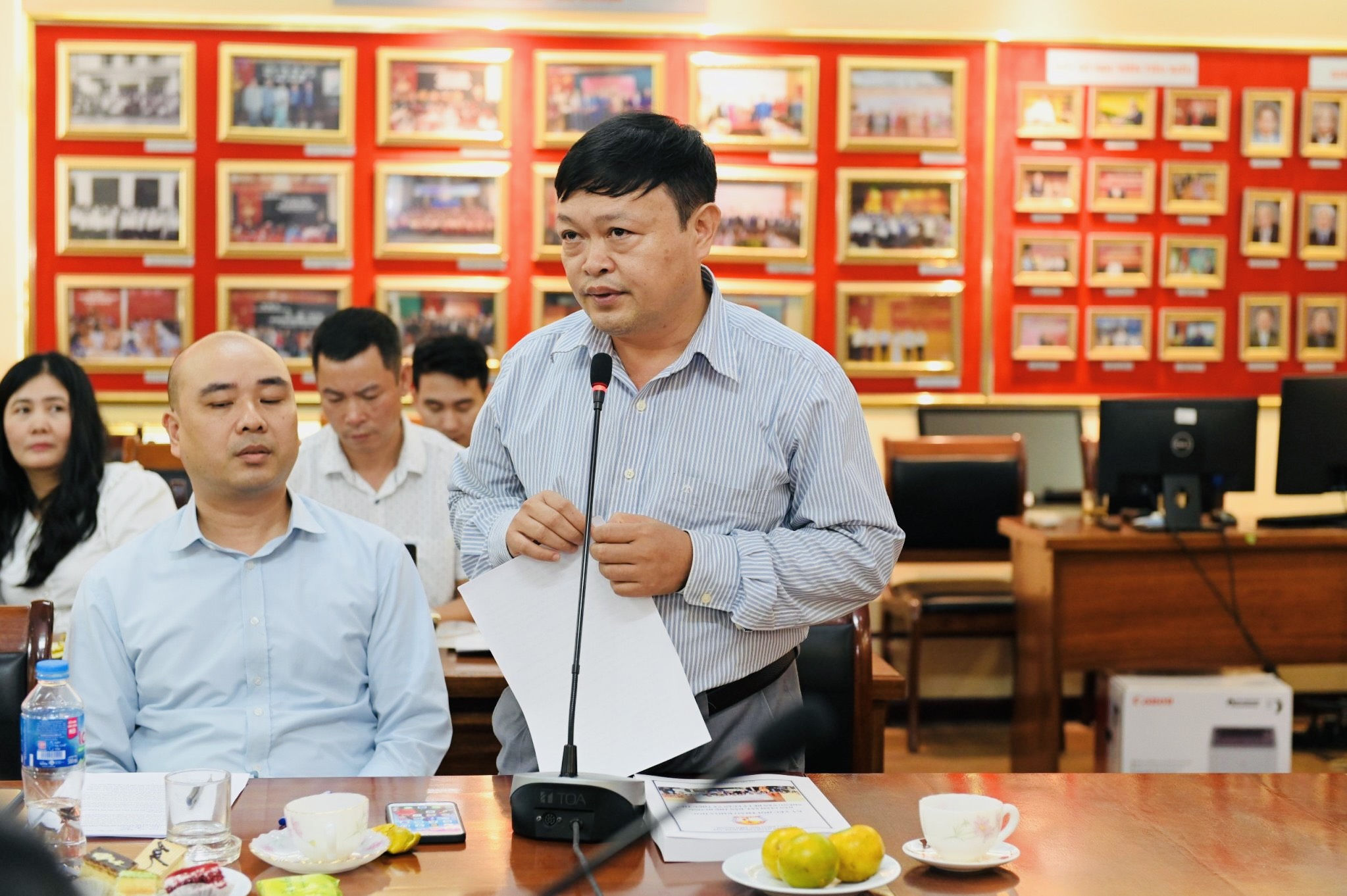 TS. Lê Đình Thảo phát biểu tại Hội thảo.