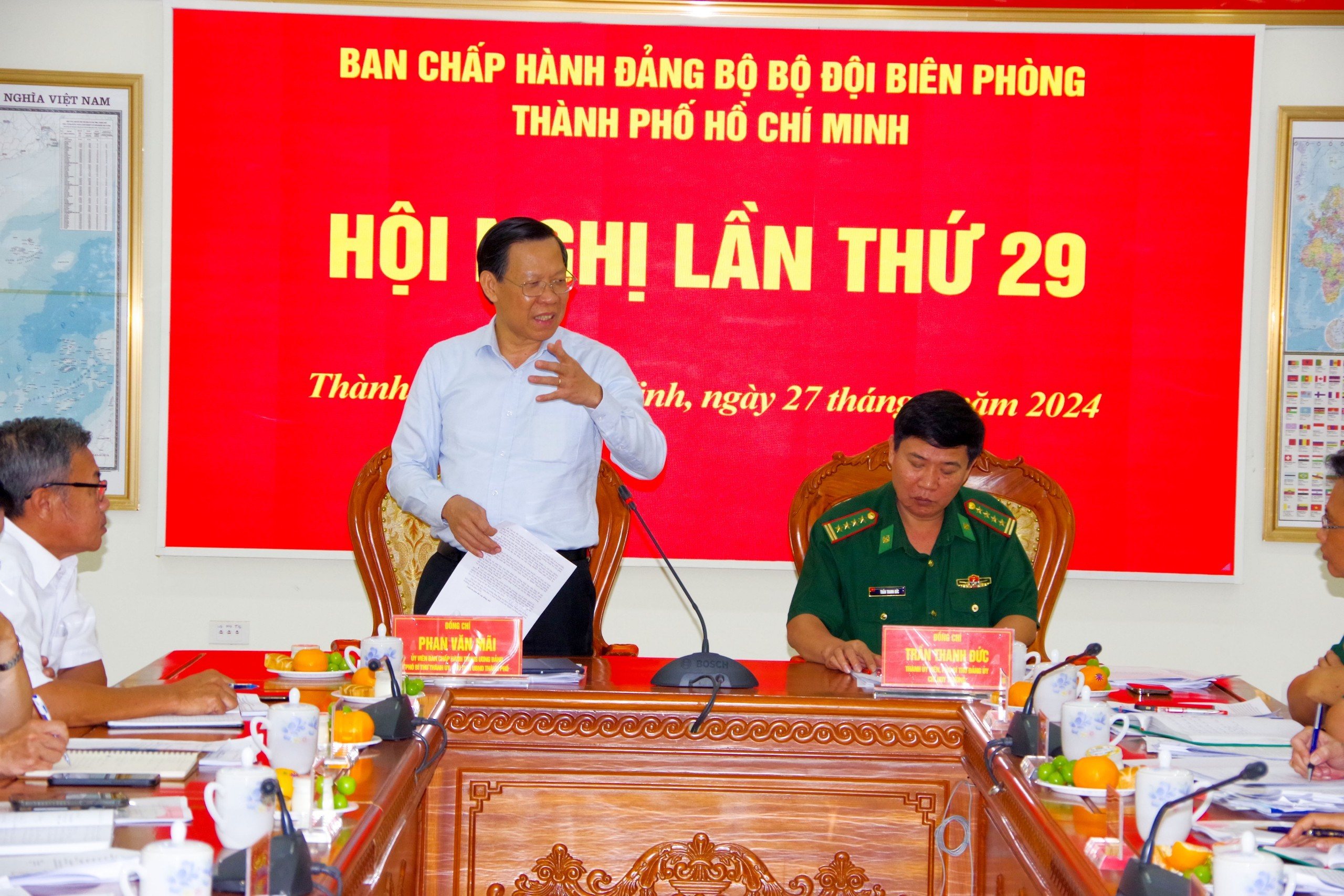 Đồng chí Phan Văn Mãi phát biểu chỉ đạo hội nghị