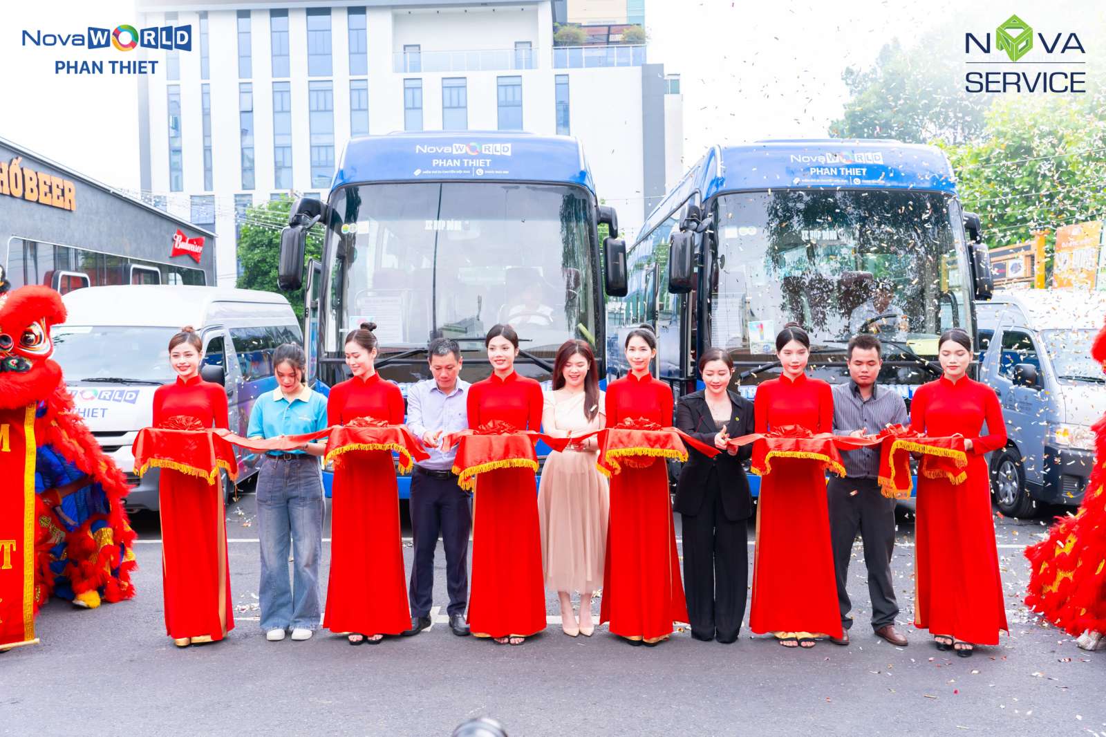 Tưng bừng Khai trương, chính thức đưa vào hoạt động tuyến xe TP.HCM - NovaWorld Phan Thiet