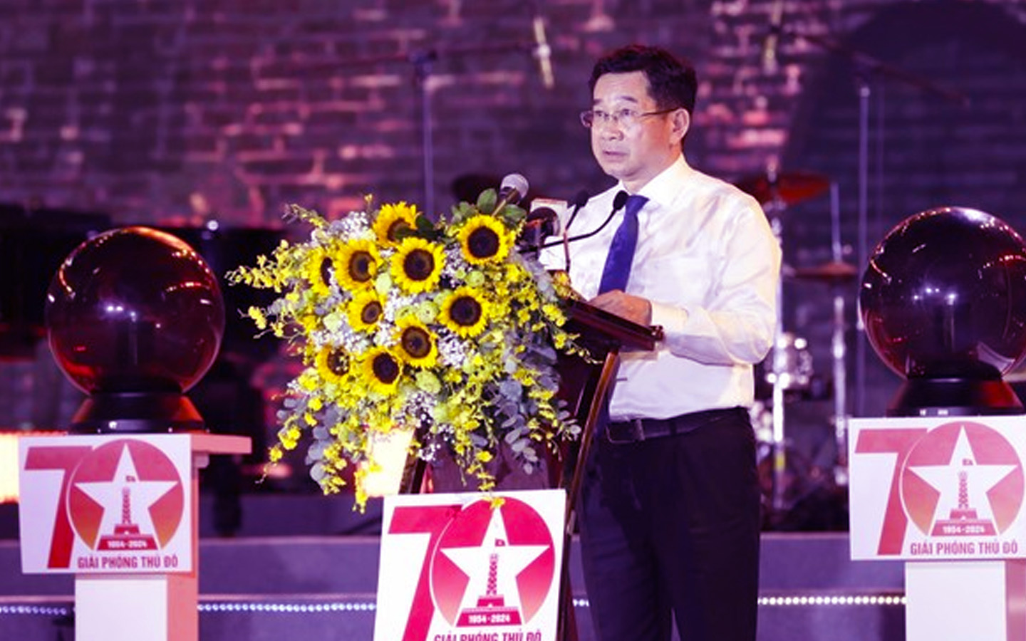 Ông Dương Ngọc Hải - Uỷ viên Ban Thường vụ Thành ủy, Phó Chủ tịch Thường trực UBND TPHCM phát biểu chào mừng
