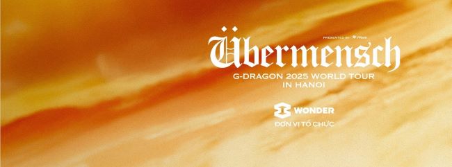 G-DRAGON 2025 WORLD TOUR [Übermensch] mở bán vé Day 2 tại 8Wonder Ocean City