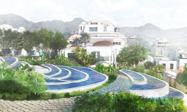 Công viên mang đến trải nghiệm tắm khoáng độc đáo theo 3 nền văn hóa lớn: dãy Alps Thụy Sỹ, La Mã và Thổ Nhĩ Kỳ