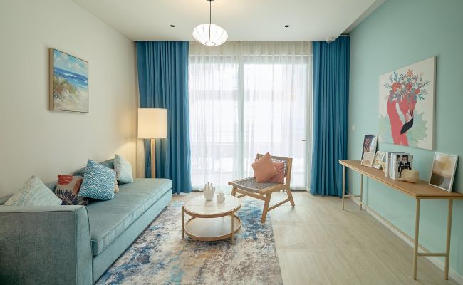 Căn hộ mẫu Xanh Sky thiết kế sáng tạo, tối ưu công năng (Ảnh: Ánh Dương)