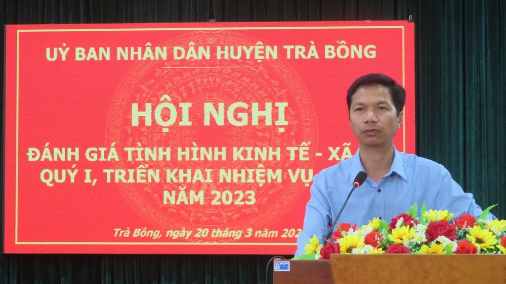 Trà Bồng: Tình hình kinh tế - xã hội Quý I/2023 tiếp tục được duy trì ổn định