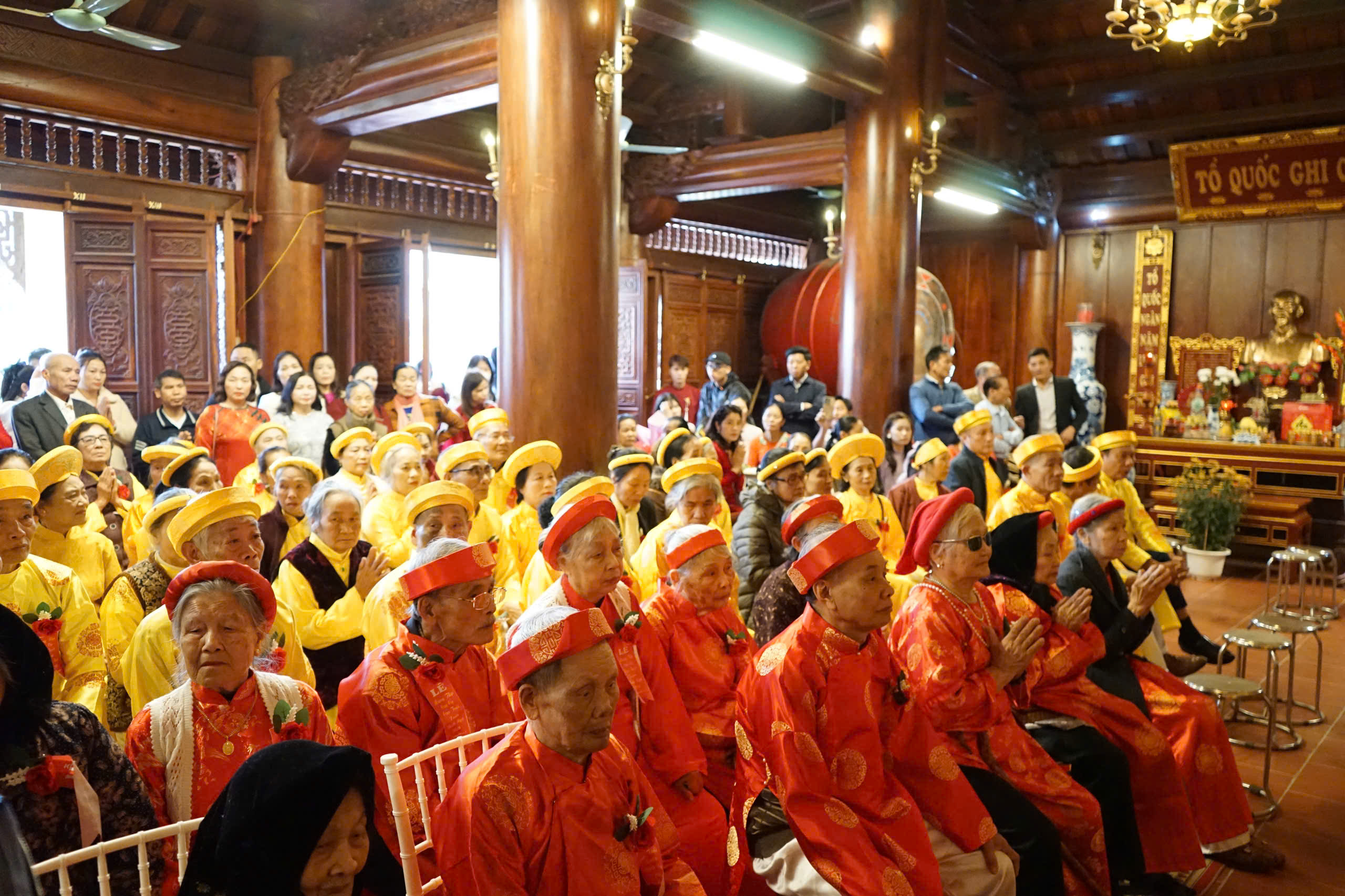 Lễ mừng thọ 67 cụ cao niên ở thôn Văn Minh đầu xuân Bính Ngọ 2026.