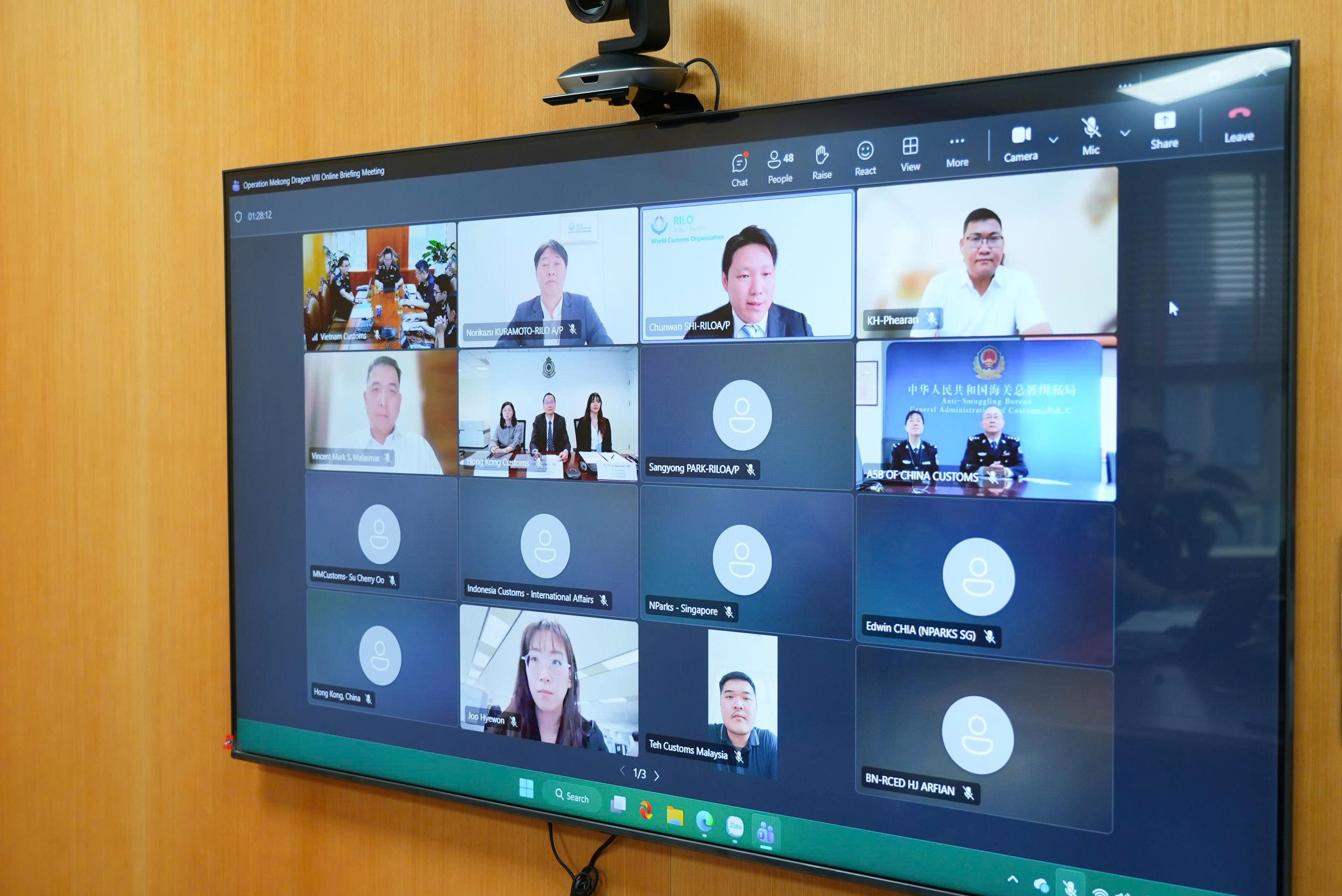 Chiến dịch Mekong Dragon VIII chính thức được khởi động theo hình thức trực tuyến với sự tham gia của 24 cơ quan hải quan – con số cao nhất kể từ khi sáng kiến được triển khai năm 2018.