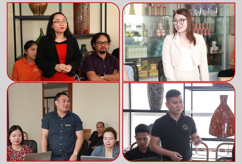 Doanh nghiệp chia sẻ tại chương trình.