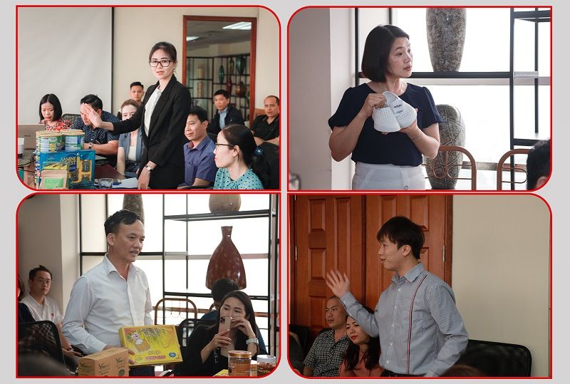 Doanh nghiệp chia sẻ tại chương trình.